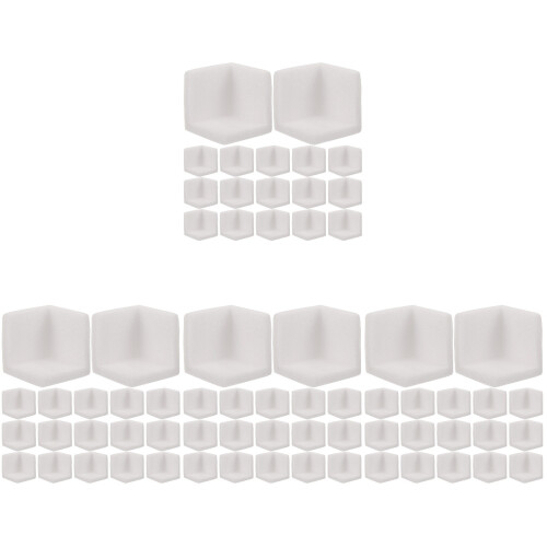 200Pcs Table Corner Protectors White Foam Cushion Safety Corner Guards 2
