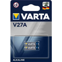 Bateria alcalina especial VARTA V27A / LR27, 12V, pacote com 2