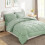 Σετ παπλωμάτων Twin XL Sage Green – 5 τεμάχια κρεβάτι-σε-τσάντα, κλινοσκεπάσματα παντός 8