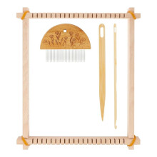 Wooden Weaving Frame Kit, Turdy Wooden Frame, Handcraft Weaving Frame for Beginner Senior Adult Kid