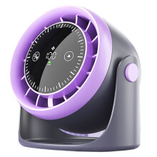Touch Screen Desk Fan Multi-Speed Adjustable with Digital Display Portable Fan Office Desktop Portable Fan