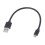 Cavo USB con Lightning 2.4A, per iPhone e iPad, 25 cm - Nero 1