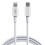Cavo da USB-C a Lightning 2,4 A, 0,25 m - Bianco 1