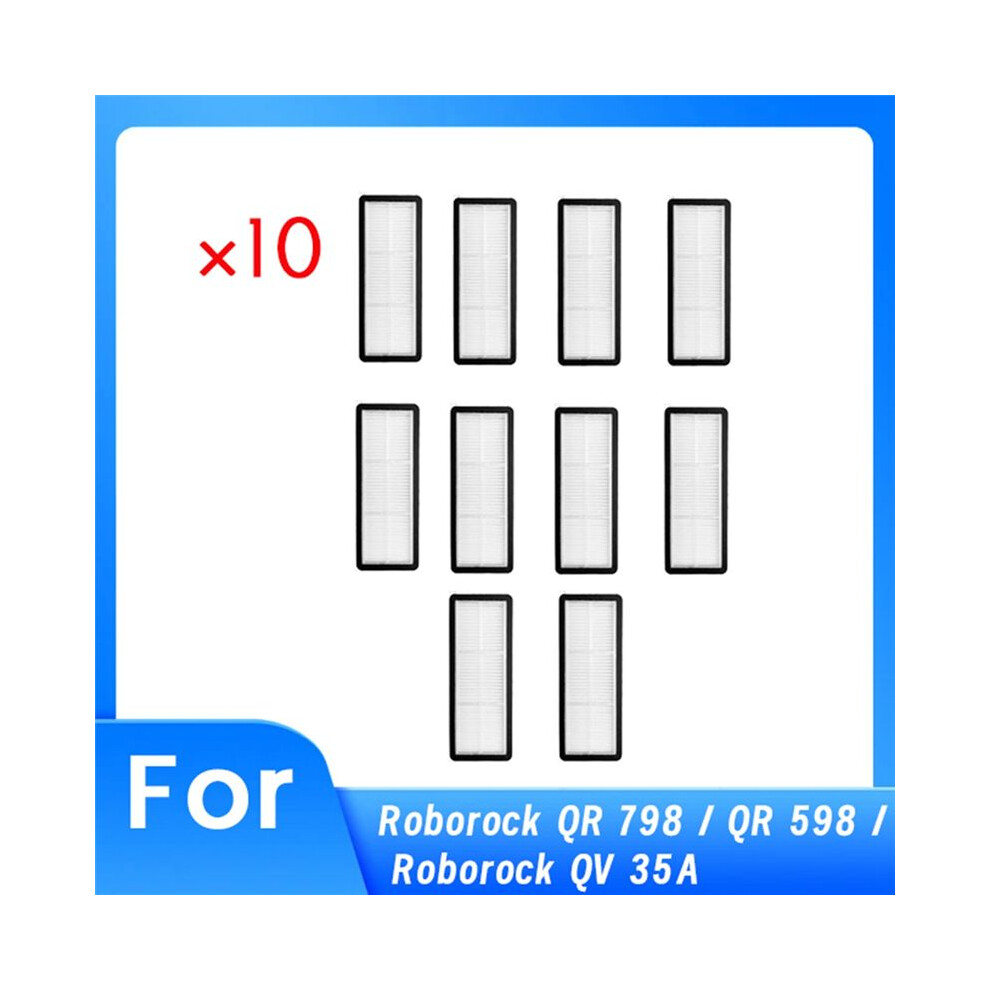 10 Pcs For Qv 35A / Qr 598 / Qr 798 Replacement Parts Washable Filter Vacuum Cleaner Accessories 6032898149923