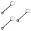 3Pcs Rotatable Adjustable Bike Rear Mirror Black for Handlebar Use 7