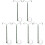 6Pcs Green Micro Landscape Light Ornaments Mini House Rail Lamp Decor 4