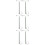 6Pcs Green Micro Landscape Light Ornaments Mini House Rail Lamp Decor 10