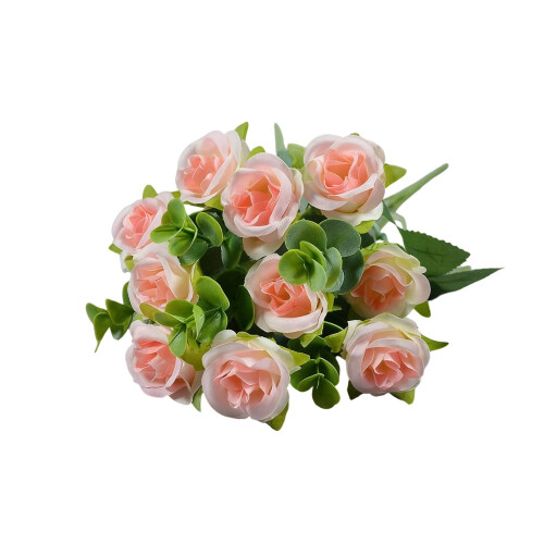 Künstliche Seidenrose, rosa, 1 Stück 1