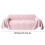 Polyester Sofa Blanket Full Cover 70.8" x 35.4" Beige Blue 3