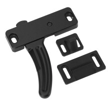 Kit Maniglia Sblocco Porta Schermo RV Nero per Case su Ruote e Rimorchi