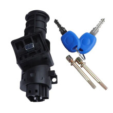 Car Ignition Lock Cylinder & 2 Keys for Doblo Albea Idea Panda II Brava Bravo 147 937 46819068