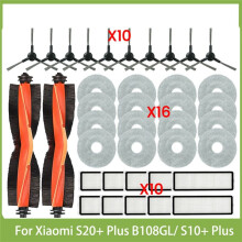 Voor Robotstofzuiger S20+ B108GL/ S10+ B105 Onderdelen Hoofdrol Zijborstel HEPA-Filter Dweildoek Accessoires