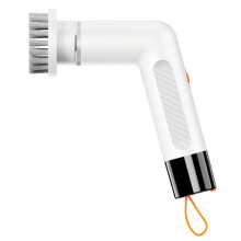 Electric Cleaning Brush Multi-Function Home Kitchen Pot Scrubber Handheld Automatic Cleaning Brush White