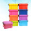 18 Pcs Mini Stackable Plastic Storage Boxes With Clip On Lids 8