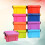 18 Pcs Mini Stackable Plastic Storage Boxes With Clip On Lids 9