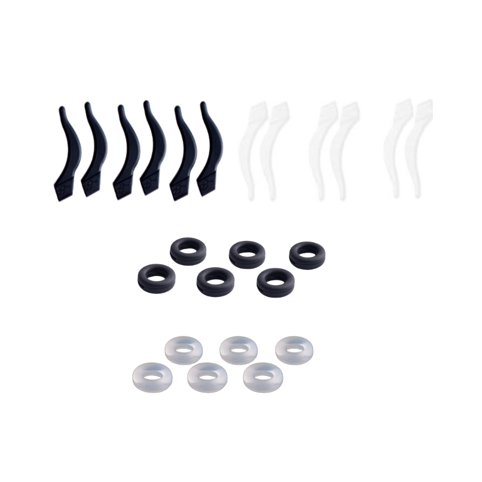 Inf Anti-Slip Silicone Eyeglass Retainer Holder Ear Grips 12-Pair