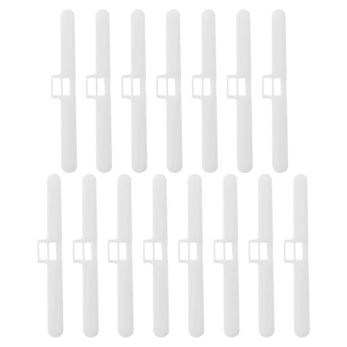 45Pcs Easy Install White Plastic Holders for Vertical Blind Slats 2