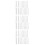 45Pcs Easy Install White Plastic Holders for Vertical Blind Slats 4