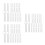 45Pcs Easy Install White Plastic Holders for Vertical Blind Slats 5