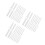45Pcs Easy Install White Plastic Holders for Vertical Blind Slats 7