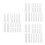 45Pcs Easy Install White Plastic Holders for Vertical Blind Slats 10
