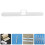 45Pcs Easy Install White Plastic Holders for Vertical Blind Slats 11