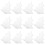 24Pcs Clear Plastic Fillable Xmas Tree Balls for DIY Party Decor 2