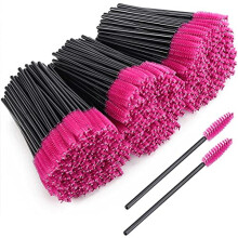 1000 Stück Einweg-Wimperntuschenbürsten, Applikatoren, Make-up-Pinsel-Sets, Rosa