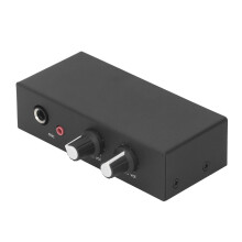 Low Noise Stereo Preamplifier for Home Microphone Headphone Turntable 5‑12V