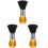 3Pcs Multi Color ABS Nylon Male Shaving Brushes for Home Use 4