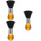 3Pcs Multi Color ABS Nylon Male Shaving Brushes for Home Use 9