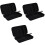 3Pcs Black Microphone Carrier Bag for Wireless Mic and Accessories 3