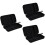 3Pcs Black Microphone Carrier Bag for Wireless Mic and Accessories 6