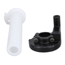 Empuñadura de acelerador giratoria de 22 mm y carcasa resistente para motos todoterreno de 50cc-250cc, 4 tiempos