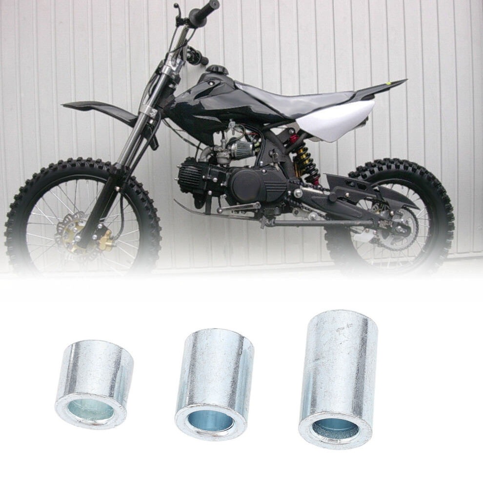 Alloy Steel 3Pcs Axle Spacer Bushing 12Mm For 110Cc 125Cc Atv Pit Dirt Bike 4601384634377