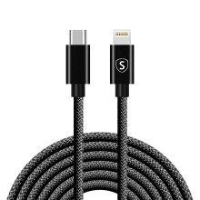 Cabo USB-C para Lightning 20W, 3m - Preto