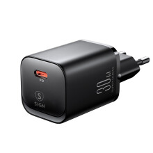 Carregador rápido de porta única SiGN, 30W - preto