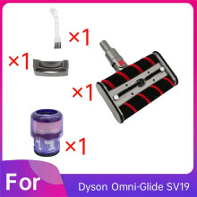 Tête de Rechange pour Omni-Glide SV19 Aspirateur, Rouleau Souple avec Filtre et Brosse de Verrouillage.