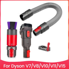 Staubbürste Staubsauger-Zubehör-Set, Kratzfreie Staubbürste für Schlauch V7/V8/V10/V11/V15 Zubehör