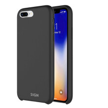 Capa de silicone líquido para iPhone 7 e 8 Plus - preta