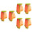 6Pcs Elastic Mesh Hard Hat Sun Shield Neck Cover with High Visibility 8