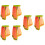 6Pcs Elastic Mesh Hard Hat Sun Shield Neck Cover with High Visibility 9
