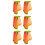 6Pcs Elastic Mesh Hard Hat Sun Shield Neck Cover with High Visibility 10