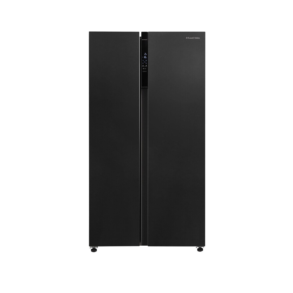 Russell Hobbs Rh90Aff201Di-Wd 177Cm High 90Cm Wide Freestanding Slimline American Fridge Freezer With Water Dispenser In Black Steel - Image 3
