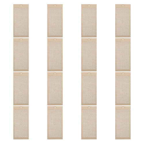 72Stk Leichte Holz Lesezeichen Blank Sticken Und Hellgelb 1