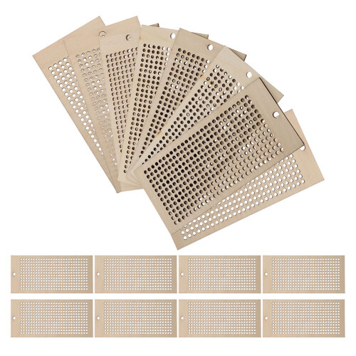 72Stk Leichte Holz Lesezeichen Blank Sticken Und Hellgelb 2