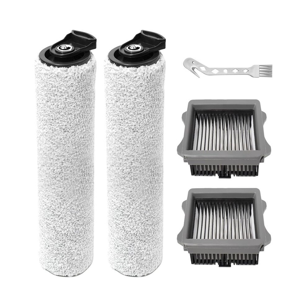 Tlily Roller Brush Hepa Filter For Floor One S5 Steam/Ifloor 5 Steam Wet And Dry Vacuum Cleaner Accessory Set