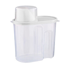 Opruiming! Rijstcontainer, 1,9 liter keukenopslagtank voor diverse granen, bewaarbox voor droge levensmiddelen, afgesloten plastic tank.
