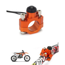 CNC Dirt Bike Motorleállító/Indító/Killesztő Kapcsoló Gomb CNC Rögzítő Hátlappal Univerzális SX XCF SXF EXC EXCF XC125 150 250 350