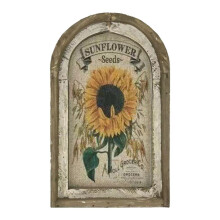 Decor vintage cu iepuraș de Paște, artă de perete cu iepure, decor rustic de casă de la fermă, decor rustic de perete cu casă, semn pentru